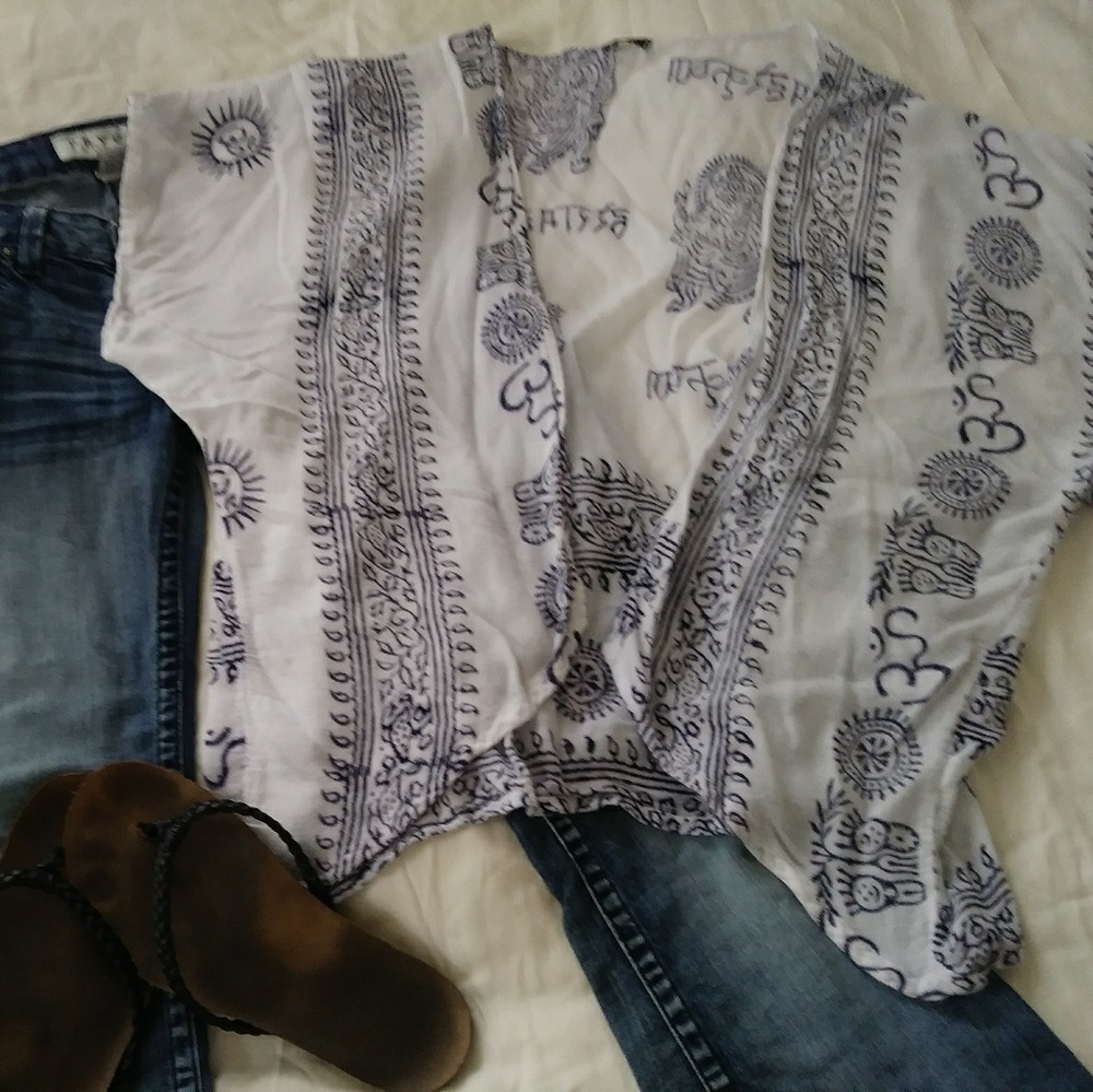 Cute coverup with namaste vibes !!